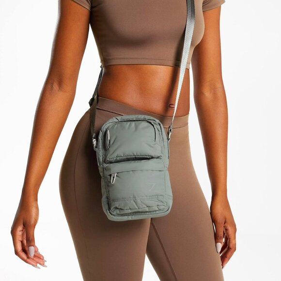 Gymshark Premium Lifestyle Cross Body (Dusk Green) - Picture 1 of 5